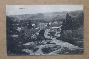 Ansichtskarte AK Frapelle 1915 Straße Bauernhöfe Gebäude Dorf Ortsansicht Frankreich France 88 Vosges